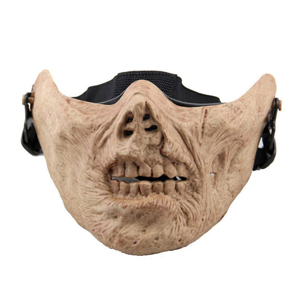 ZOMBIE AIRSOFT HALF FACE MASK